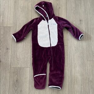 Columbia Kids' Plum and White Footie